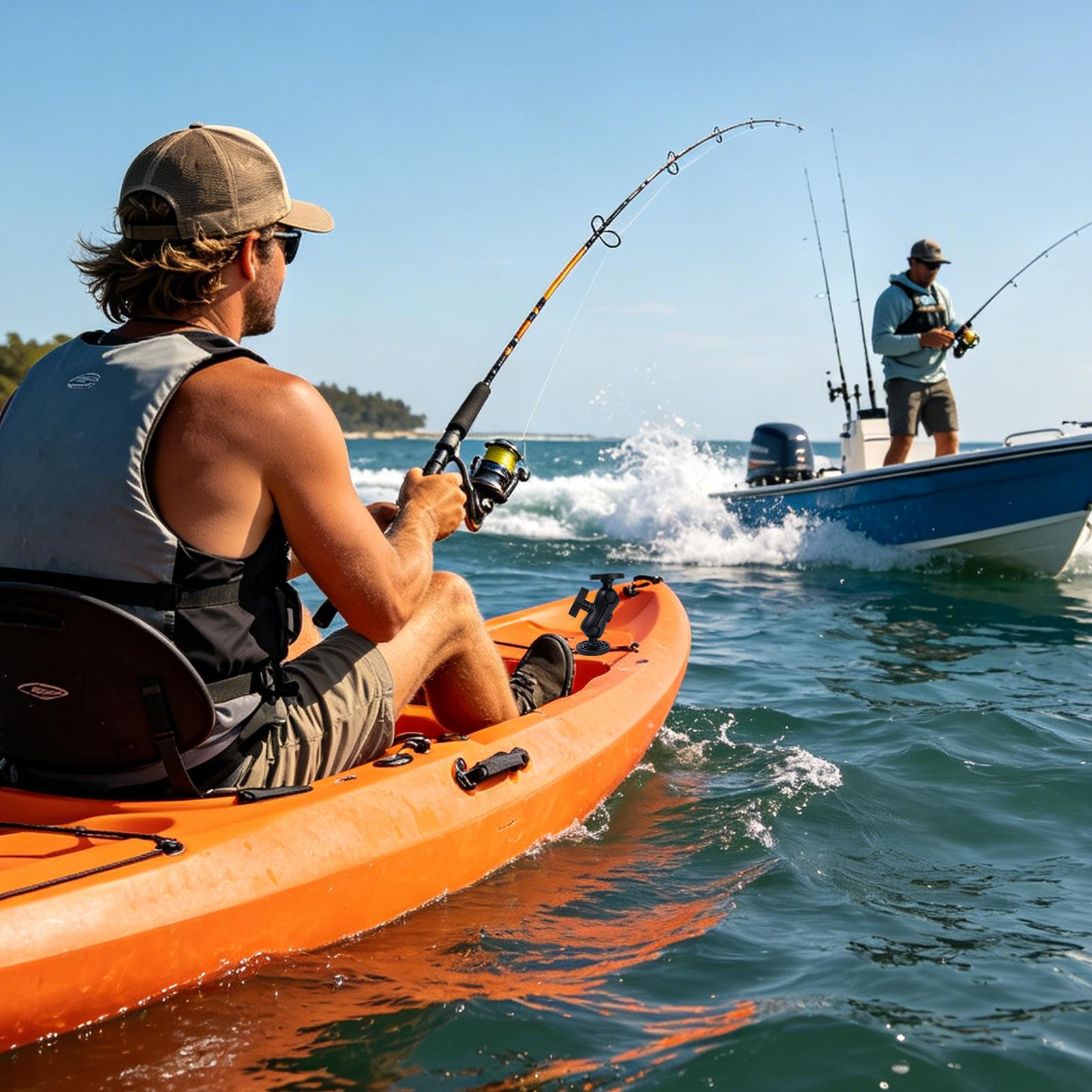 Fishing Kayak Fish Finder Mount - Dudukan Fish Finder Kayak 360 Derajat