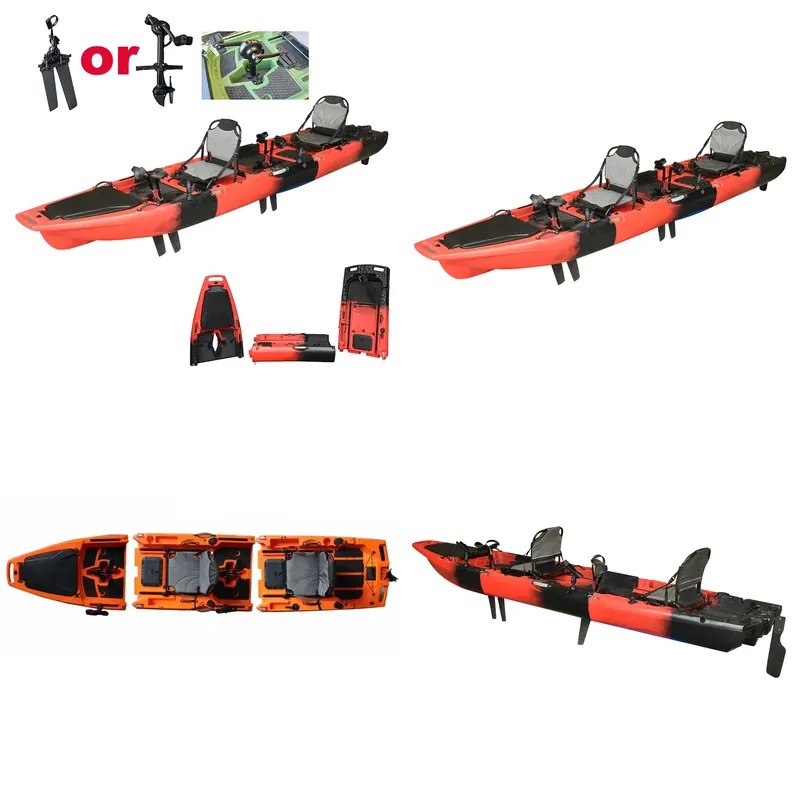 Fishing Kayak Sit In - Kayak Modular Plastik Keras 14FT untuk