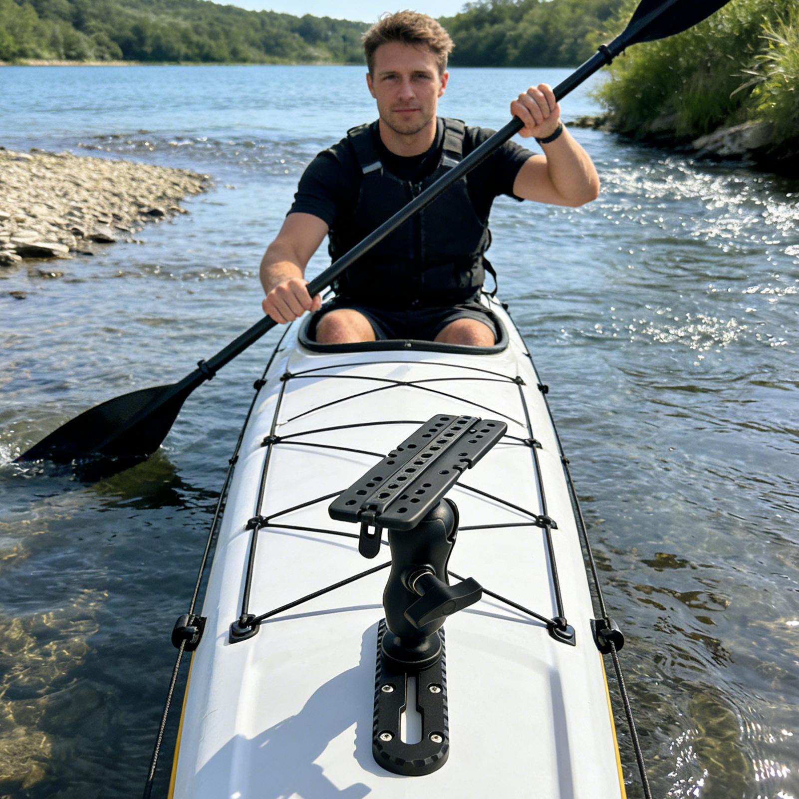 Dudukan Kayak dengan Sekrup 4  - Fishing Kayak Fish Finder Mount ulasan dan harga