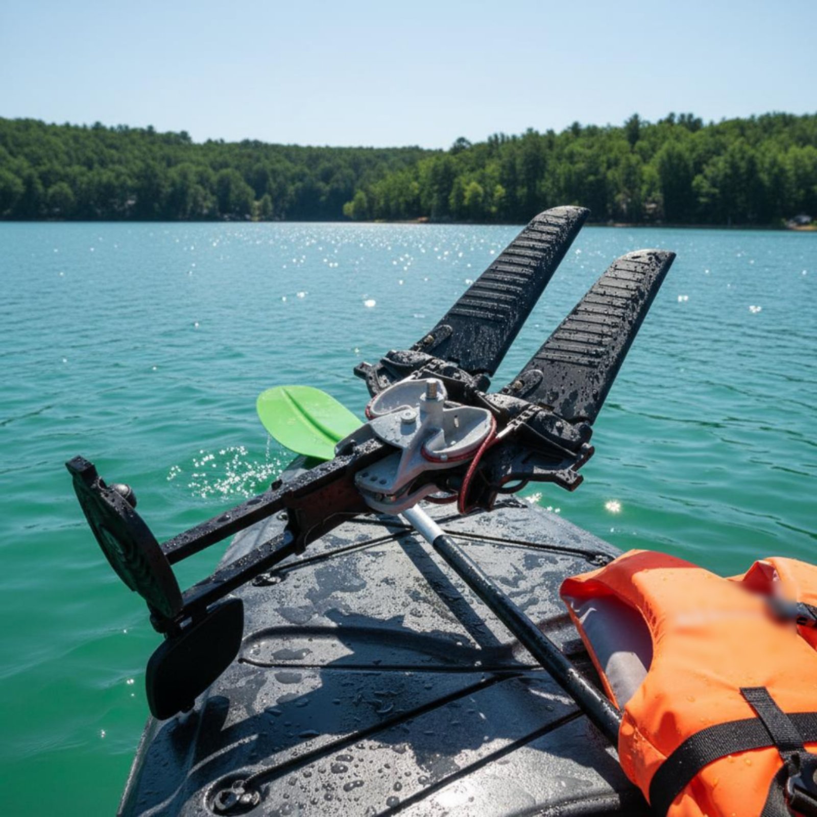 Sistem Penggerak Pedal Kayak u - Fishing Kayak Pedal Drive ulasan dan harga