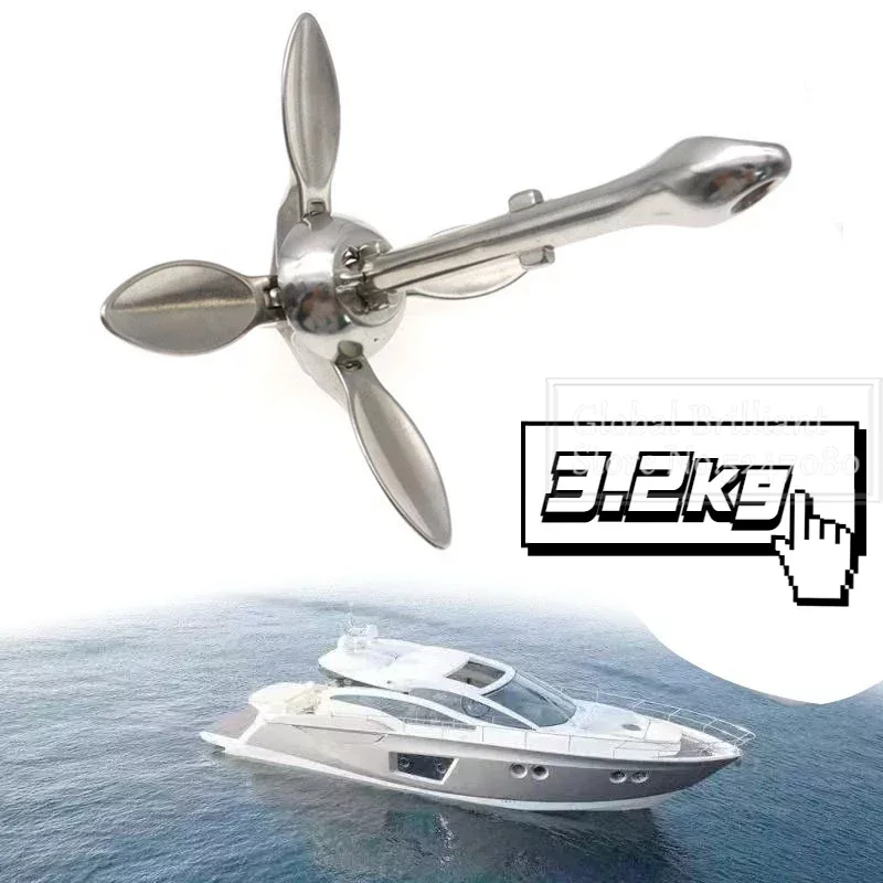 Jangkar logam besi Stainless S - Fishing Kayak Anchor ulasan dan harga