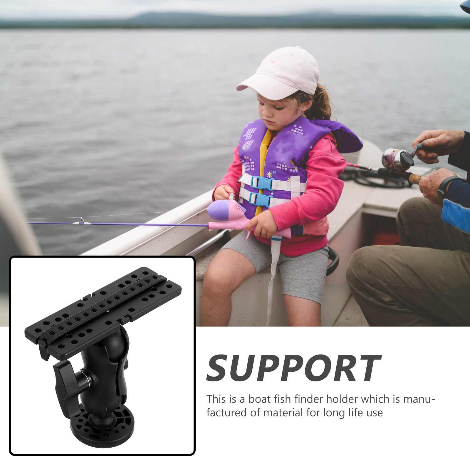 Penyangga Fish Finder yang Kok - Fishing Kayak Fish Finder Mount ulasan dan harga