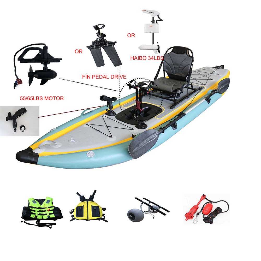 Kayak Lipat Tiup PVC Sistem Pe - Fishing Kayak Sit In ulasan dan harga