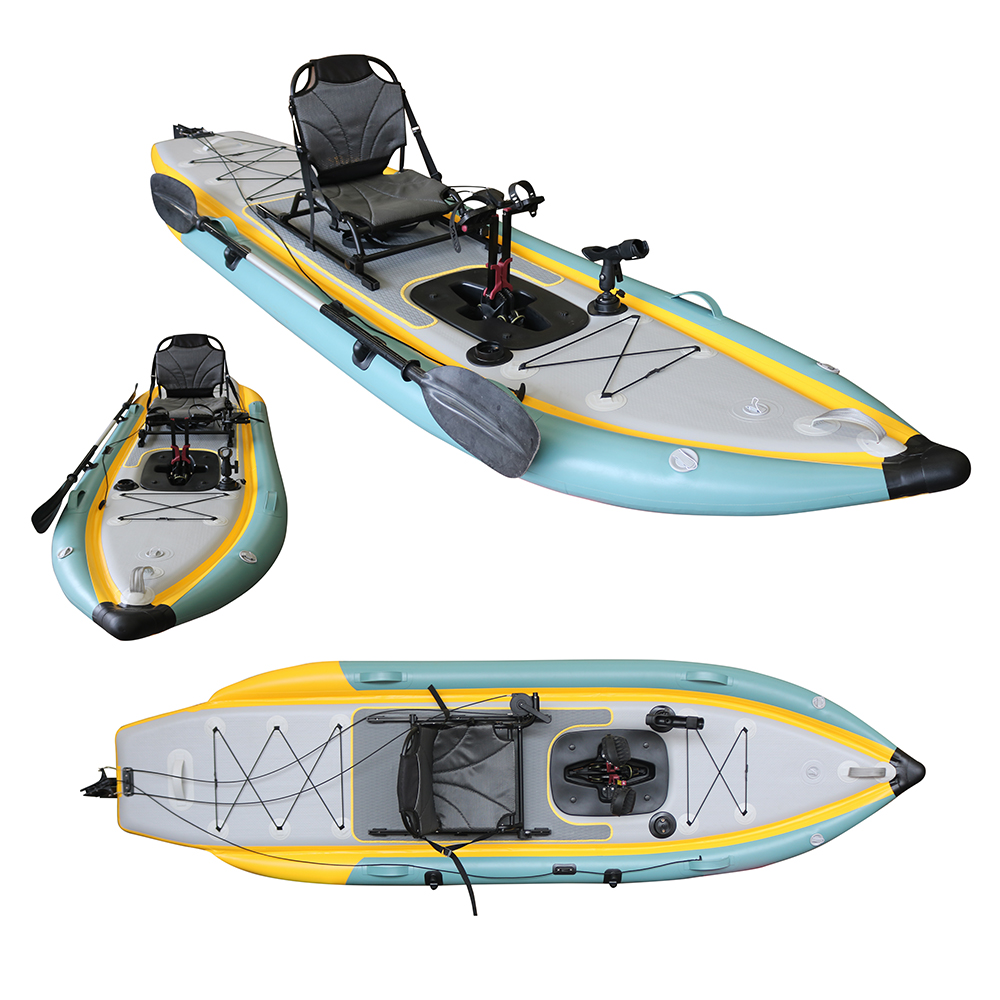 Kayak Lipat Tiup PVC Sistem Pe - Fishing Kayak Sit In ulasan dan harga