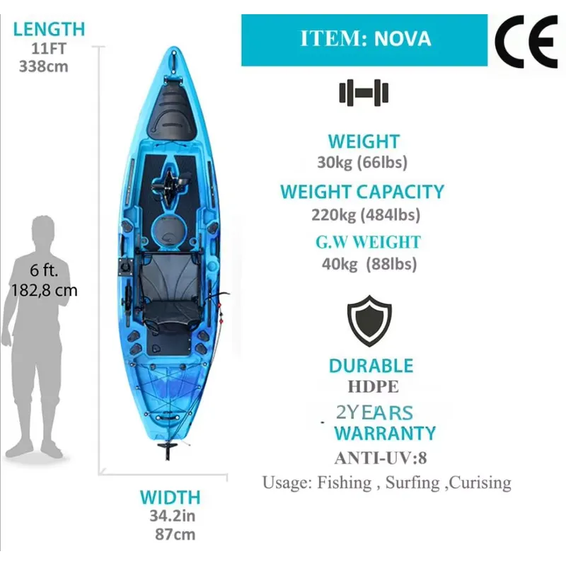 Kayak Pedal Flap Drive 11ft HD - Fishing Kayak Sit In ulasan dan harga