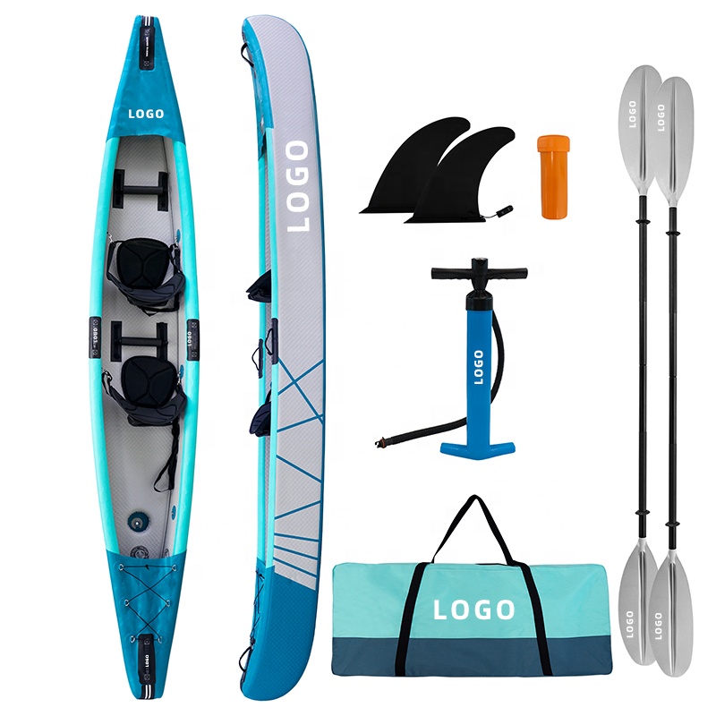 Kayak Tiup Drop Stitch, Kano T - Fishing Kayak Sit In ulasan dan harga
