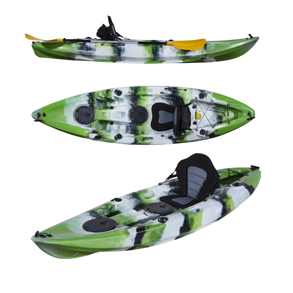 Buatan Cina satu orang memanci - Fishing Kayak Sit In ulasan dan harga