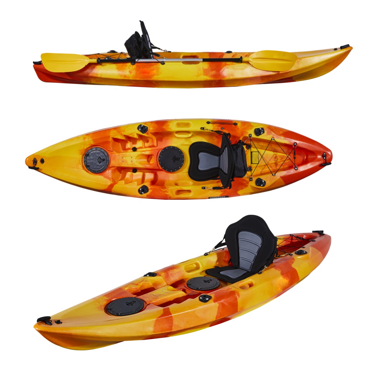 Buatan Cina satu orang memanci - Fishing Kayak Sit In ulasan dan harga