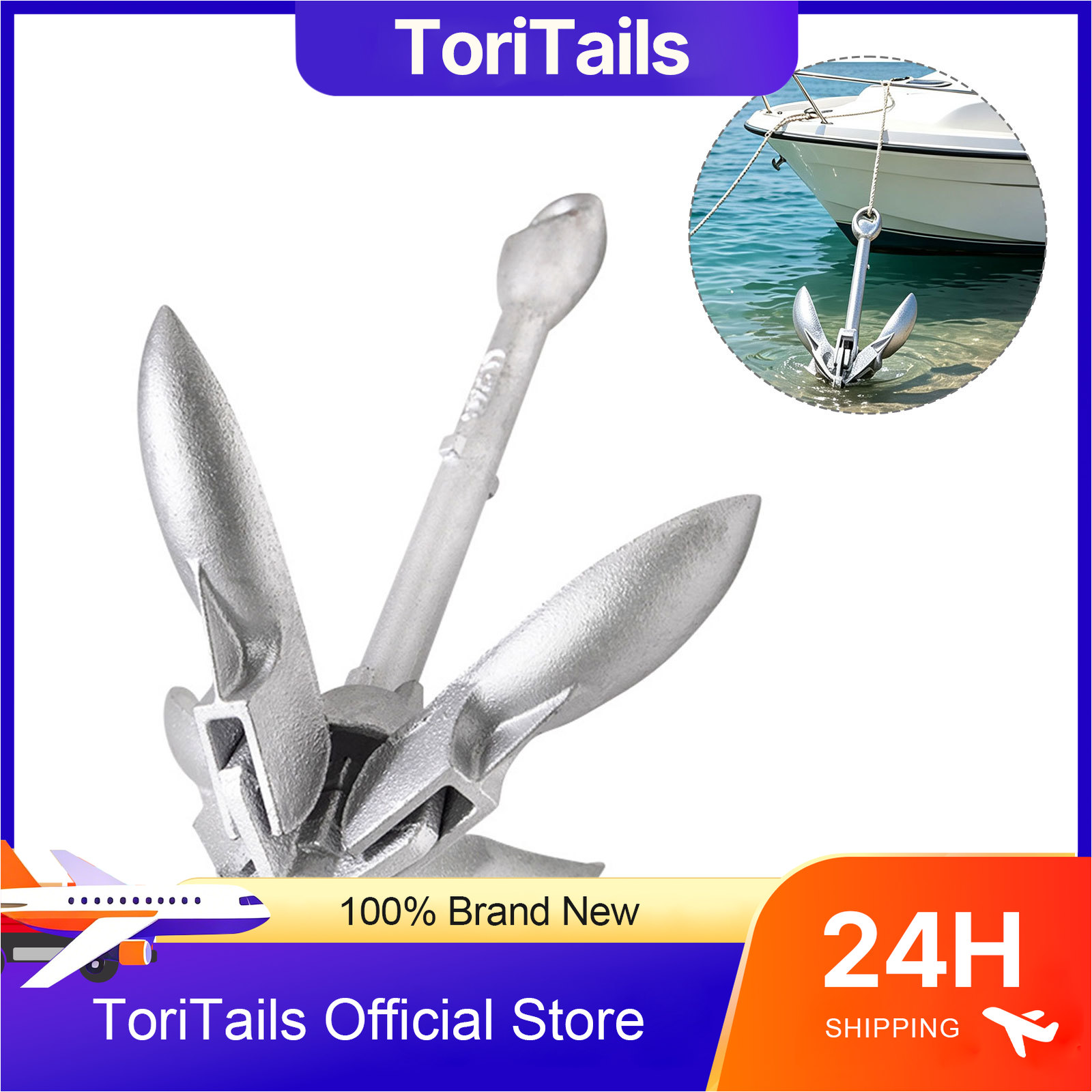 KOETSU Jangkar Perahu Lipat 0. - Fishing Kayak Anchor ulasan dan harga