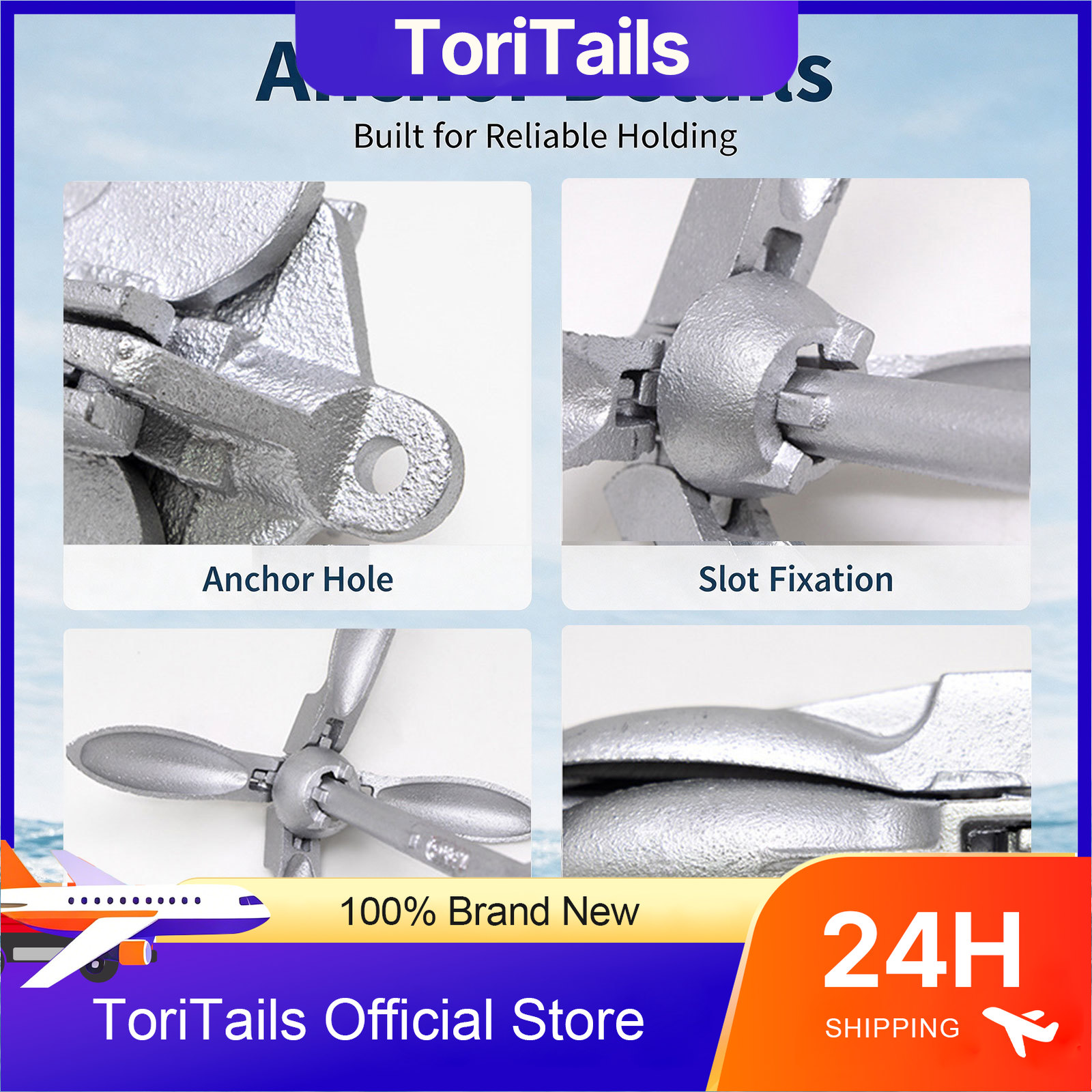 KOETSU Jangkar Perahu Lipat 0. - Fishing Kayak Anchor ulasan dan harga
