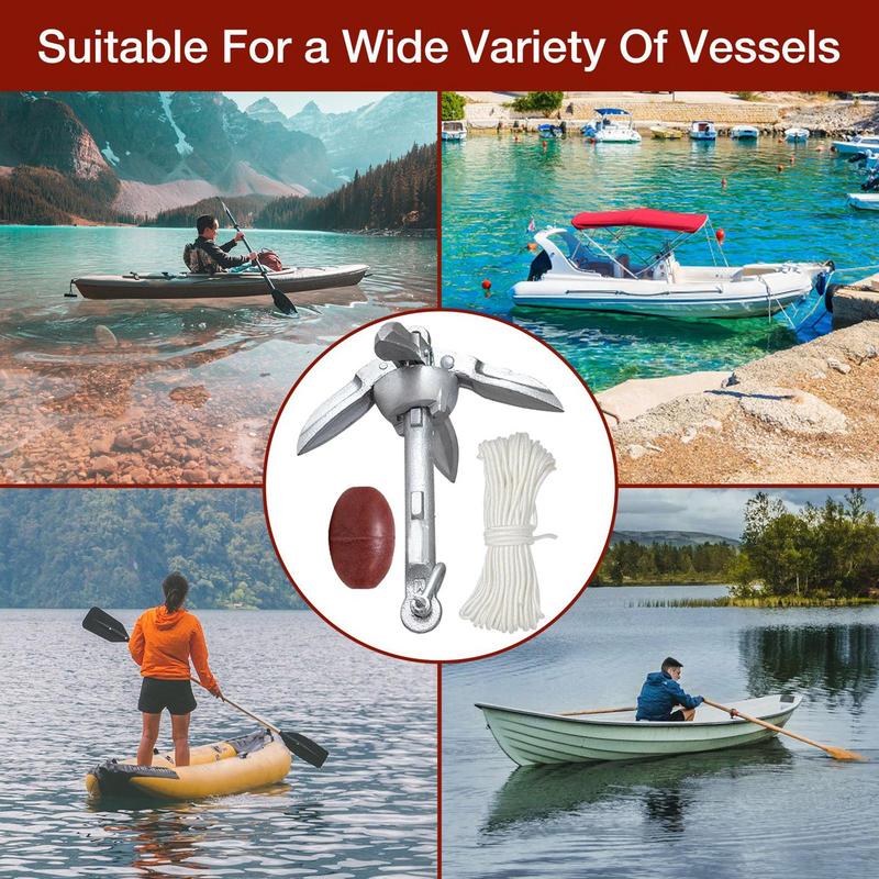 Kit Sistem Penahan Perahu Jang - Fishing Kayak Anchor ulasan dan harga